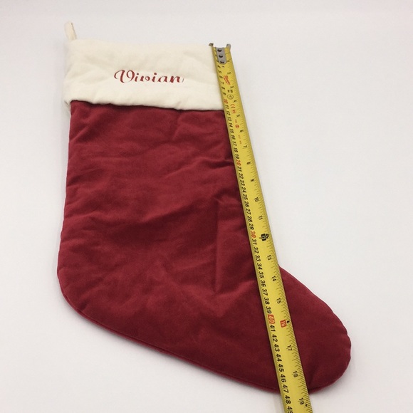 Pottery Barn Holiday Christmas Stocking “Vivian” - Picture 8 of 8
